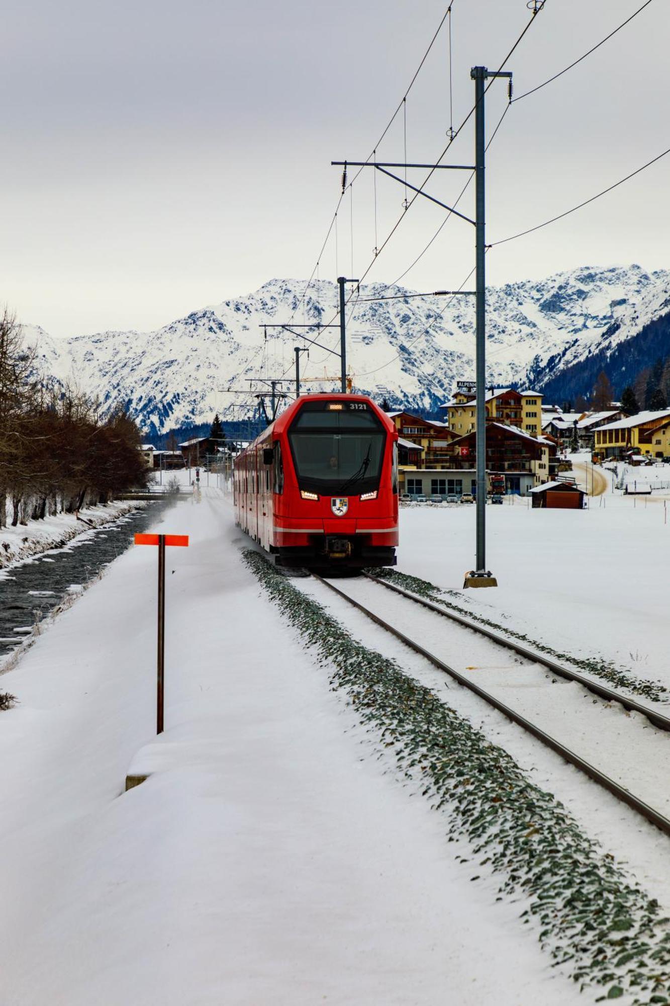 Villa Zentrum Haus Davos Eksteriør billede